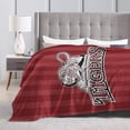 thumbnail image 4 of Campbellsville A University Fleece Blanket, Very Soft Microfiber Flannel Blanket for Couch Warm and Cozy for All Seasons, Black, 4 of 6