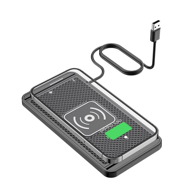 Cargador inalámbrico, cargador inalámbrico para coche, almohadilla de carga, cargador inalámbrico rápido para teléfono, alfombrilla de carga inalámbrica para teléfono móvil