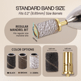 thumbnail image 6 of PANA Sanding Band Files for Mandrel Nail Drill Bits - 100pcs per box (100 Grit, Black), 6 of 6