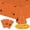 Orange, variant on Halloween Tablecloth for Pary Decoration Rectangular disposable Plastic Spider Web Halloween Table Covers for Home Decor Halloween Party Supplies 54" x 108" Mixed 3Pcs