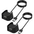 thumbnail image 1 of MYKOMI Charger for Fitbit Versa 1/Versa Lite/Versa SE, Replacement Charging Dock Cable Cord for Fitbit Versa, Versa Lite, Versa SE Smart Watch (2Pack, 3.3ft/1m), 1 of 7