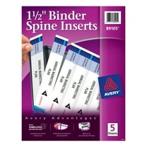 Avery 1.5 inch Binder Spine Inserts, Pack of 25 (89105)