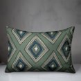 thumbnail image 3 of Creative Products Blue Green Diamond Pattern 14x20 Indoor / Outdoor Pillow, 3 of 3