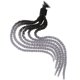 thumbnail image 1 of EeaseMX Decoración para casco de motocicleta, peluca trenzada, adorno reutilizable para casco., 1 of 8