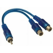 Absolute ABC-2F1M (BLUE) Y-Adapter 2F-1M ABC Series RCA