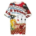 thumbnail image 3 of Las Vegas Casino Gambler Sleepshirts For Sleeping Travels Loose Sleepdress Pajama Dress Soft Nightdress Sleepwear, 3 of 7