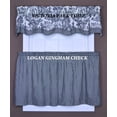 thumbnail image 4 of Victoria Park Toile 68-Inch-by-36 Inch Tailored Tier Curtains, Black, 4 of 8