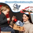 thumbnail image 4 of 12 Pcs Walking Puppy Toy for Kids,Toy Dog That Walks and Barks,Grey and White Teddy dog,Best Plush Dog Toy Gifts for Kids Aged 3-6, 4 of 9