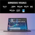 thumbnail image 5 of Asus ROG Flow Z13 2-in-1 Gaming Laptop, AMD Ryzen AI MAX 390, 32 GB LPDDR5x RAM, 2 TB PCIe SSD, 13.4'' 2.5K (2560x1600) 180Hz Touchscreen, AMD Radeon Graphics, 1-Zone RGB Keyboard, W11 Pro, OffBlack, 5 of 9