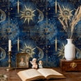 thumbnail image 2 of Magic Peel and Stick Wallpaper Celestial Occult All Seeing Eye Sword Compass Rose Wall Mural 23.6in x 9.8ft Self Adhesive Removable Wall Paper Renter Friendly Wallpaper for Bedroom Kitchen Livingroom, 2 of 8