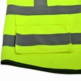 thumbnail image 3 of Reflective Safety Vest Bright Color Multi-pocket Traffic Vest Railway Coal Miners Uniform Breathable Reflective Vest, 3 of 6