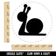 thumbnail image 2 of Snail Slow Solid Self-Inking Rubber Stamp Ink Stamper - Blue Ink - Large 1-1/2 Inch, 2 of 7
