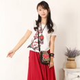thumbnail image 2 of Bolso De Hombro Para Mujer, Bolso De Viaje, Bandolera Con Bordado Floral Vintage, Bolso Con Tapa Para Monedas, Bolso Con Cremallera Moyic AP007590-04, 2 of 6