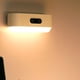 thumbnail image 4 of Luces montadas en la pared LED de lectura 2.4W regulable regulable debajo de las lámparas del gabinete Iluminación de viaje de plástico para el armarpero de Dormitorio El poder de dirección Monstrate HA011365-01B, 4 of 7