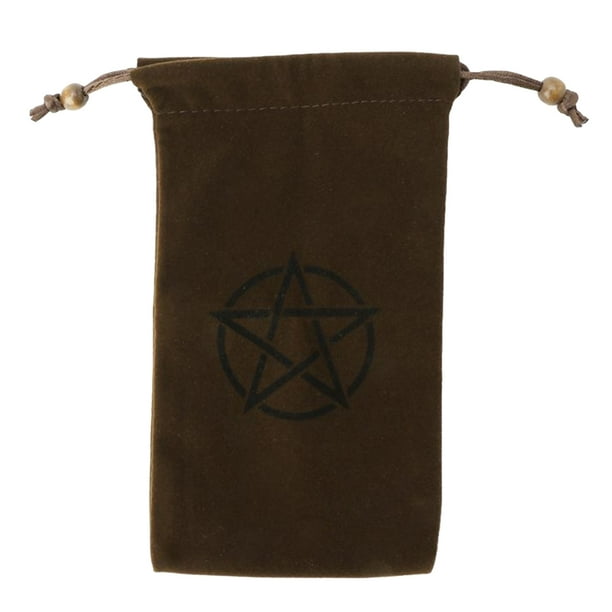 Tarot Card Storage Bag Pouch And Square Table Cloth Cover Set Board Game Access Brown Com Tarot Card Storage Bag Pouch And Square, Card Table Storage Bag