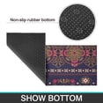 thumbnail image 6 of Purple Boho Tribal Floral and Mandalas Pattern Kitchen Rugs Sets Of 2,Anti Fatigue Kitchen Mat Rugs Non Slip Washable,Decorative Kitchen Floor Mats for Kitchen,Sink,Laundry,17"x30"+17"x47", 6 of 7