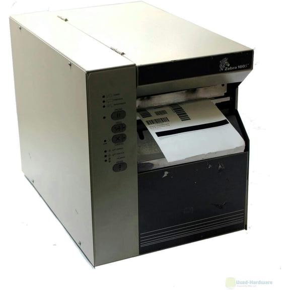 Restored Zebra 160S Industrial Thermal Barcode Label Tag Printer, 203 DPI, Parallel Interface P/N: 160-521-00001 (Refurbished)