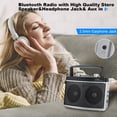 thumbnail image 3 of Radio AM/FM portátil Audiocrazy con altavoz Bluetooth, 3 of 7