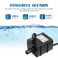 thumbnail image 2 of ELAYARD Quiet Operation USB Water Pump Black Plastic 1Set For Aquarium Use, 2 of 6
