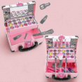 thumbnail image 3 of 1 Juego de kit de maquillaje para niños Compatible con cosméticos seguros para niñas, juego de juguetes, cosméticos, juguetes (hy), 3 of 3