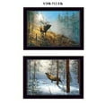 thumbnail image 1 of "Elk" Collection By Jim Hansen, Printed Wall Art, Ready To Hang Framed Poster, Black Frame, 1 of 1