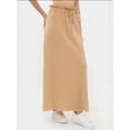 thumbnail image 3 of High-Waist Maxi Skirt with Drawstring and Waist Detail, 3 of 5
