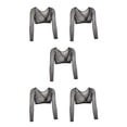 thumbnail image 3 of Guardurnaity Traje de baño modesto ligero y flexible de poliéster para mujer Traje de baño cómodo ajustable modesto Mujer Traje de baño negro M Type2 NO2, 3 of 6
