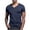 *Dark Blue, variant on VBVC No Boundarie Men's Plus V-Neck Breathable Short Sleeve T-Shirt,Summer Lightweight Basic Tops For Men,Dark Blue,S-5XL