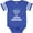 Football Blue and White, variant on Inktastic Happy Hanukkah Menorah Boys or Girls Baby Bodysuit