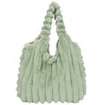 thumbnail image 1 of Bolso de mano esponjoso para mujer bolso de mano de felpa de gran capacidad bolso de compras informal, 1 of 9