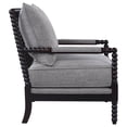thumbnail image 5 of Miekor Furniture Grey and Black Removable Back Accent Chair W5U653, 5 of 9