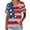 #06, variant on Busydd Womens Tops Independence Day Short Sleeve V Neck Summer Tops Fashion Casual Patriotic Stars and Stripes Tee Tops American Flag Graphic Tees