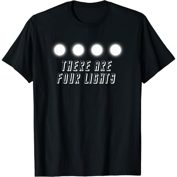 THERE ARE FOUR LIGHTS T-Shirt Black Small