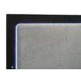 thumbnail image 5 of Caraway Wood Eastern King LED Panel Bed Black, 5 of 7