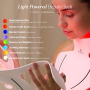 Project E Beauty Lumalux Face+ Led Face Mask Light Therapy | 1600 LEDs | 7+2 Colors 460~1072nm | Acne Light | Red Light Therapy Mask For Face and Neck