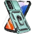 thumbnail image 1 of KOMI for Samsung Galaxy A16 5G Case with HD Screen Protector & Slide Camera Cover & Kickstand, Samsung A16 5G Case [Military-Grade] Phone Case for Samsung Galaxy A16 (Green), 1 of 5