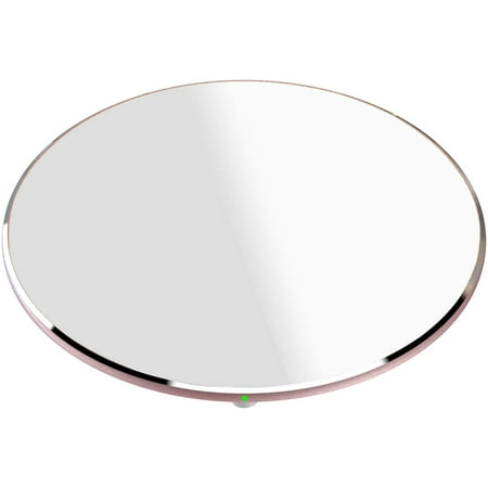 Mini Wireless Charger Thin Aviation Aluminum Computer Numerical Control Technology Fast Charging Pad Rose Color (NO AC Adapter) price history on PriceWatchPro