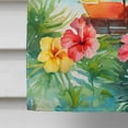 thumbnail image 4 of Hawaii Hawaiian Hibiscus in Watercolor House Flag 28 in x 40 in, 4 of 7