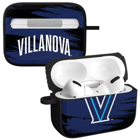 Villanova Wildcats Paint Stripe HDX Case Cover Compatible with Apple AirPods Pro 1 & 2 by Affinity Bands