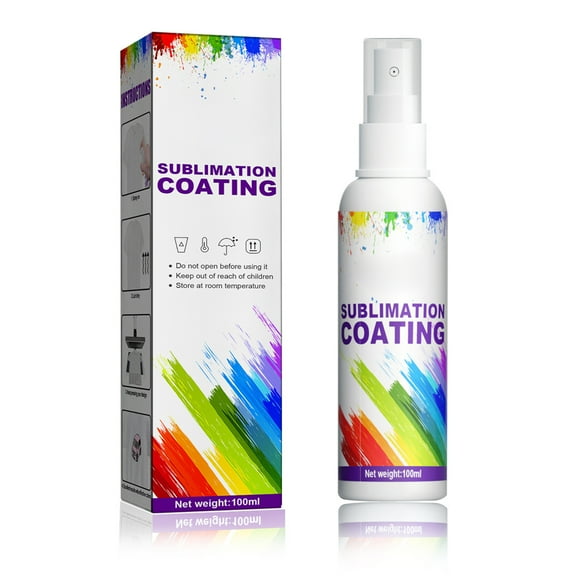 100ml Sublimate Coating Bright High Gloss Finish Waterproof Super Adhesion Quick Dry Fits on Fabric Paper