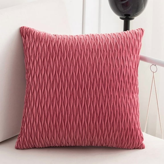 XmhyTop Large Decorative for Couch. 30*50cm pink Velvet Throw Pillow with PP Cotton Filling, 1 Pcs - Ideal Accent Pillow for Living Room, Bedroom, Adding Elegance to Your Space, Perfect Pillow