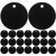 thumbnail image 1 of 25 etiquetas redondas de aleación de aluminio para mascotas, etiquetas en blanco para cachorros, cuerda de tracción, accesorios colgantes para cachorros, osito de peluche, bricolaje (negro), 1 of 8