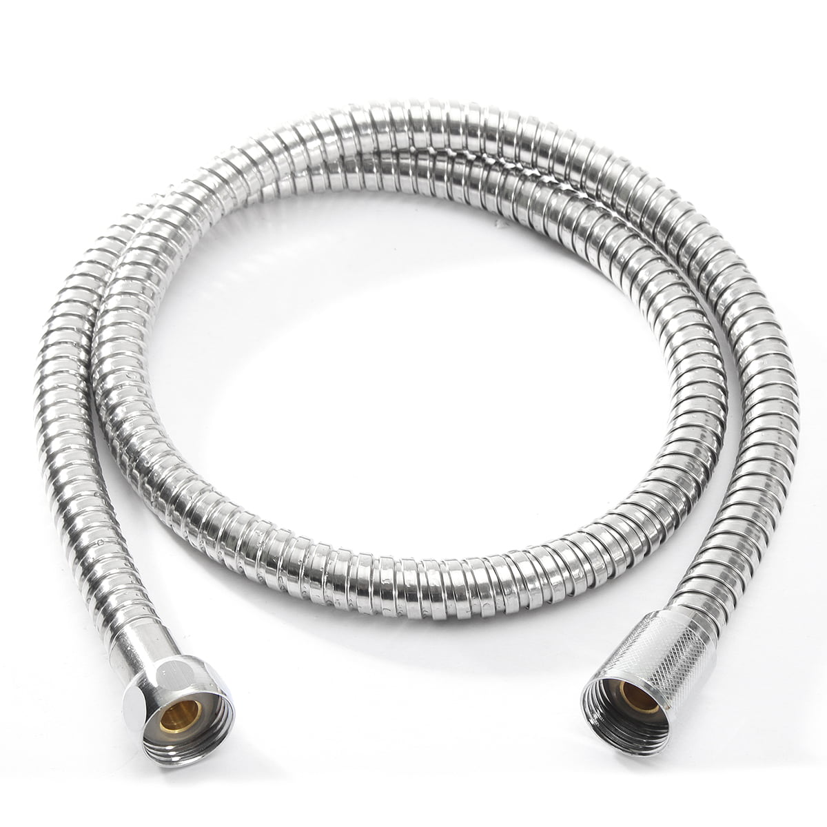 HOMEIDEAS 138-Inch Shower Hose Stainless Steel Extra Long Shower Head Hose Bathroom Handheld Showerhead Sprayer Extension Replacement,Polished Chrome