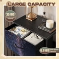 thumbnail image 2 of Gothic Dresser for Bedroom with 4 Storage Drawers Cosmic Whale Starry Night Sky Ocean Silhouette Surreal Space Dressers Chest of Drawers Steel Framed Fabric Closet Organizers for Entryway Kids Women, 2 of 8