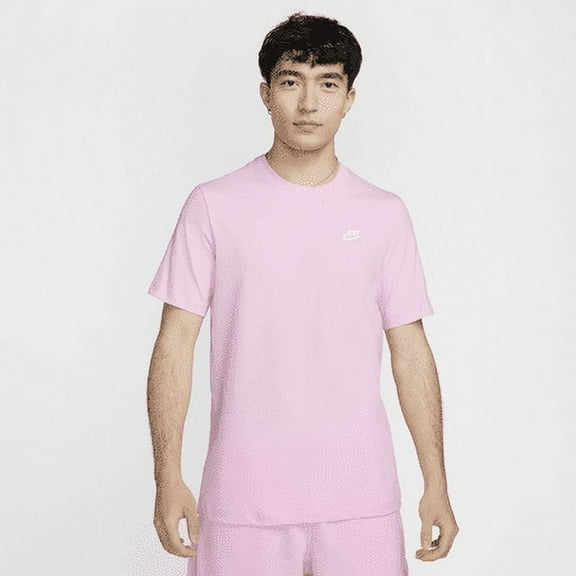 Nike Sportswear Club Men's T-Shirt Color: Pink Foam Size: 4XL