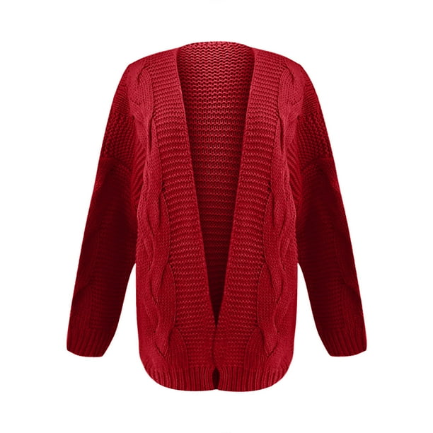 Guzom Cardigan Sweaters for Women Plus Size Cable Fall Guzom Cardigan Sweaters for Women Plus Size Cable Fall