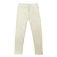 thumbnail image 4 of Wrapables® Cotton Solid Colored Leggings for Girls (Set of 2), Black and White, Large, 4 of 4