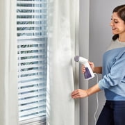 BLACK+DECKER Compact Handheld Garment Steamer, 1000W, 30-Second Heat Up, 6-Minutes of Continous Steam, 10.8 fl oz Detachable Water Tank, Lavender & White
