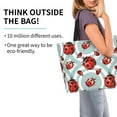 thumbnail image 2 of Balery Insects Bolsa Tote Estilo Estético con Cremalleras, Bolsa de Hombro, Bolsa de Compras Grande y Plegable, 2 of 8