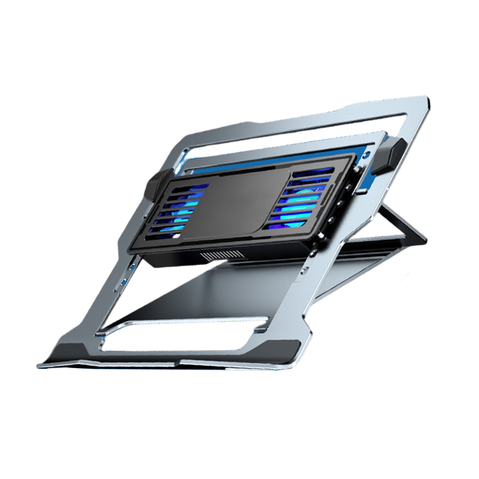 Aluminum Laptop Cooling Pad Laptop Coolers for Notebook Gaming Fan Stable Stand Adjustable Cooling Folding Bracket